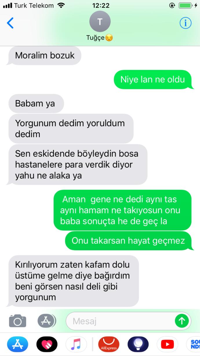Benim  bir  arkadaşım var ama arkadaş hani öylesine arsız ve yüzsüz değil mi?