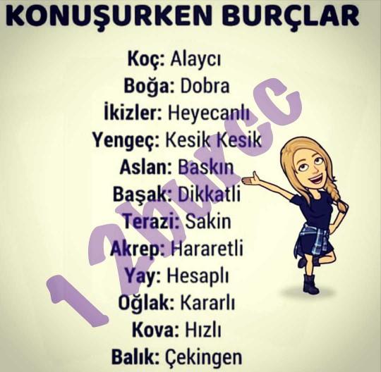 Konuşurken burçlar böyle davranıyormuş, peki sizin burcunuz nedir?