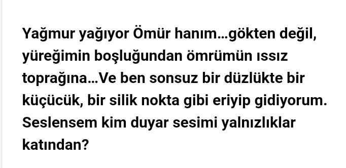 Sahi nedir yaşamın anlamı? Kim kimi ne kadar anlayabilir Ömür hanım?