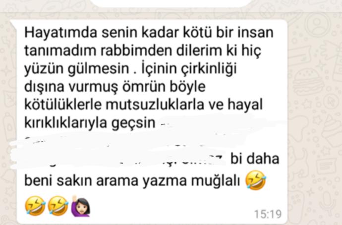 En iğrenç insanın mesajları?(Fotografli)?