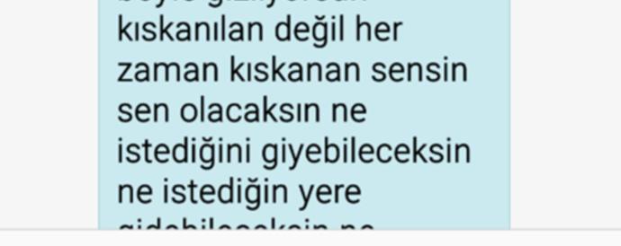 En iğrenç insanın mesajları?(Fotografli)?