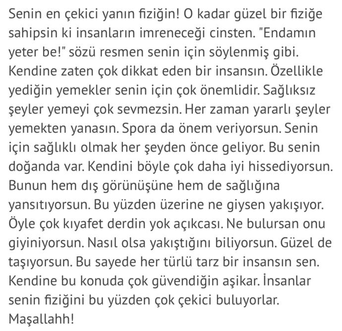 Vücut falına göre senin en çekici yanın ne?