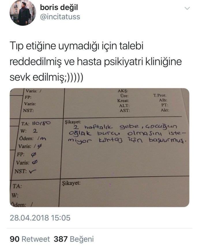 Burcu oğlak olacak diye çocuğunu aldırmak isteyen kişiden anne olur mu?