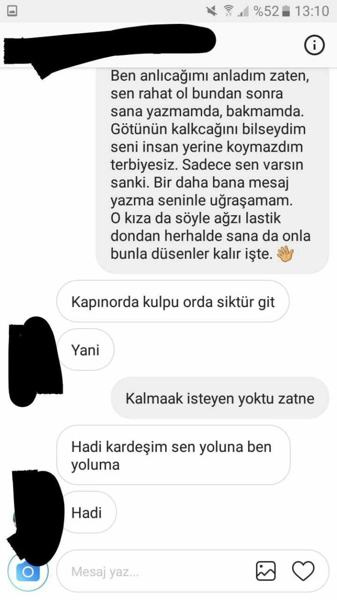 Sevdiğim cocuk bana bunları dedi?