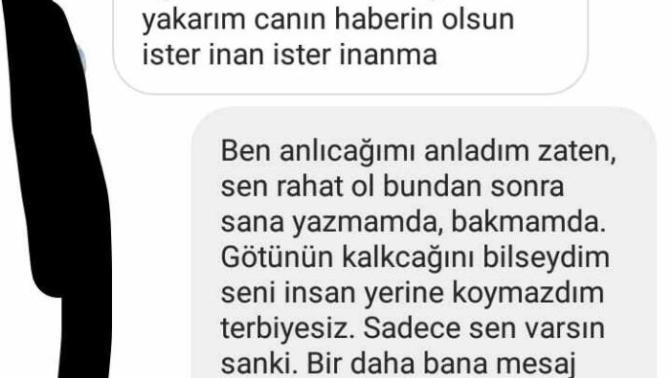 Sevdiğim cocuk bana bunları dedi?