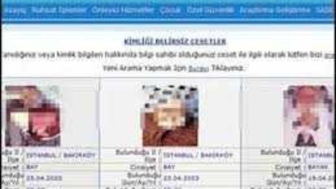 Egm nin kurduğu kimliği belirsiz sahipsiz cesetler sistemi?