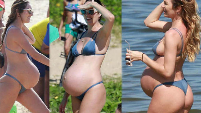 Güney Afrikalı model Candice Swanepoel doğurdu doğuracak! Hamile bir kadının bu şekilde bikini giymesini doğru buluyor musunuz?
