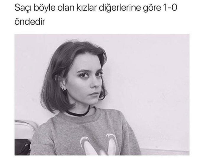 Saçı böyle olan kızlar 1-0 önde midir?