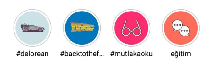 İnstagram öne çıkanları görmek
