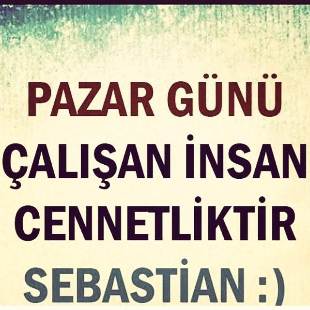 Pazar günü de çalışılır mı yaa :/ ?
