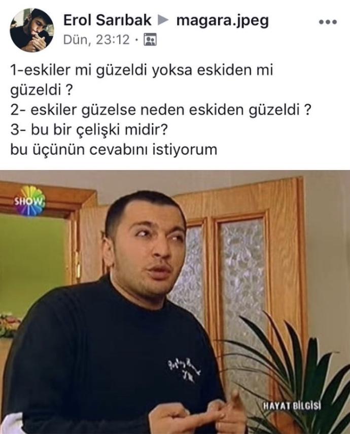 Eskiler mi güzeldi yoksa eskiden mi güzeldi?
