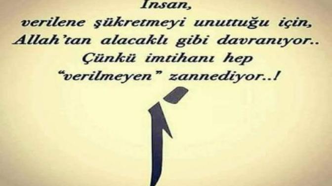 Herşeye rağmen şükretmeyi biliyor musunuz?