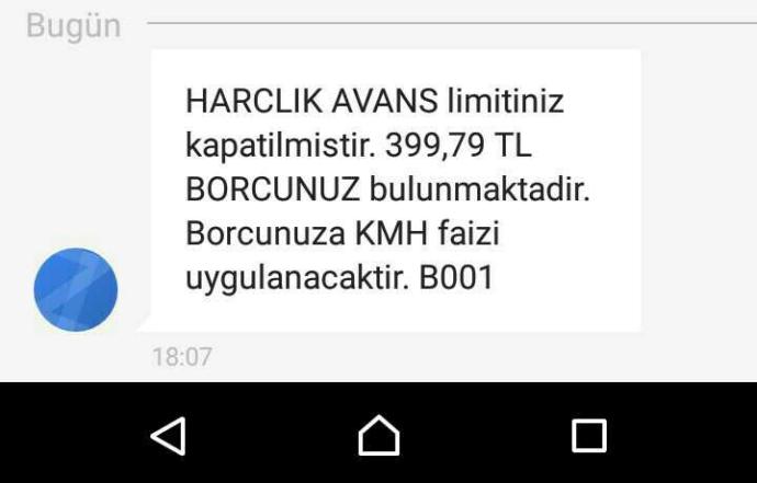 Ziraat Bankası KMH Faizi hakkında?