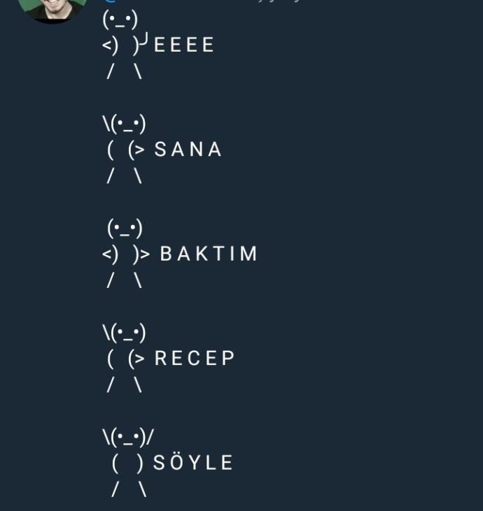 - Bana bak Muharrem! -Ee sana baktım Recep söyle?