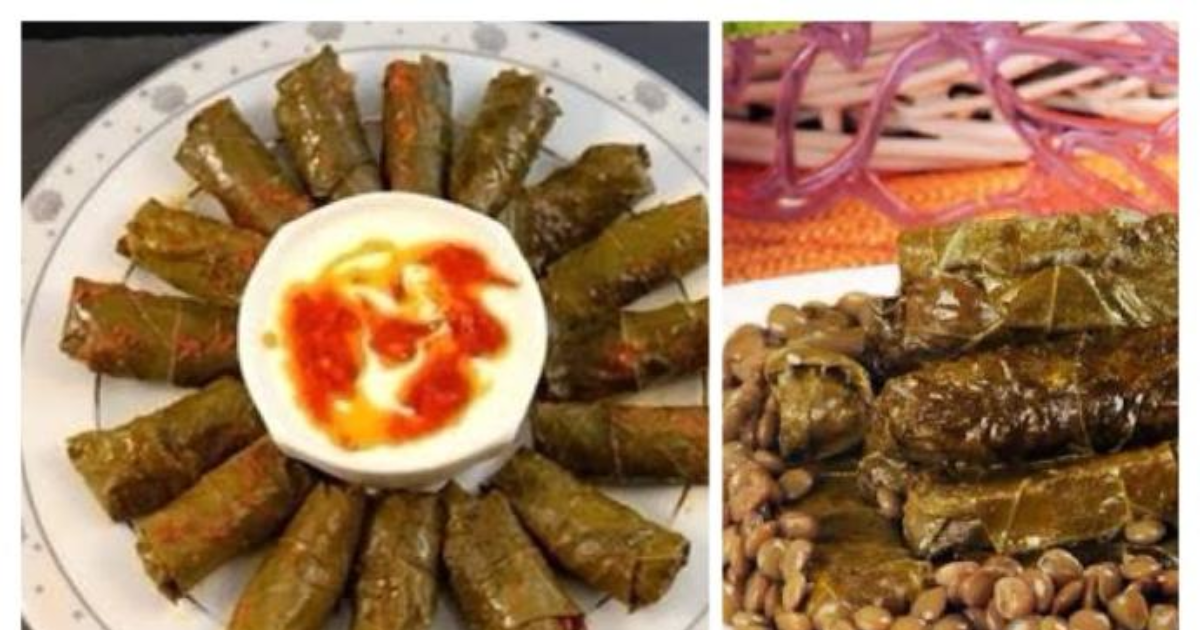 Sizin evde yaprak sarma neyli yapılır? Mercimekli mi? Nohutlu mu