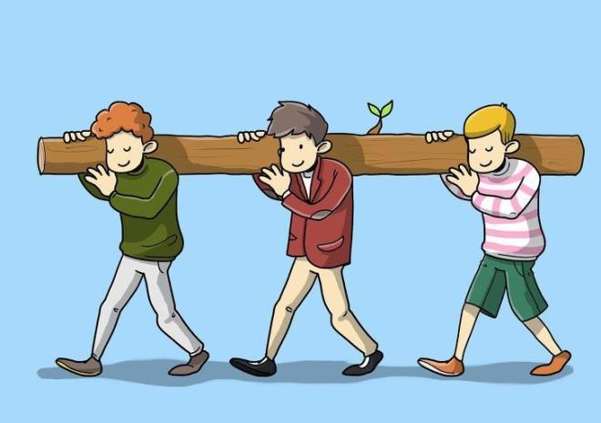 [Zeka Sorusu] Bir kütüğü taşıyan 3 kişiden hangisi en fazla ağırlığı yüklenmiştir?