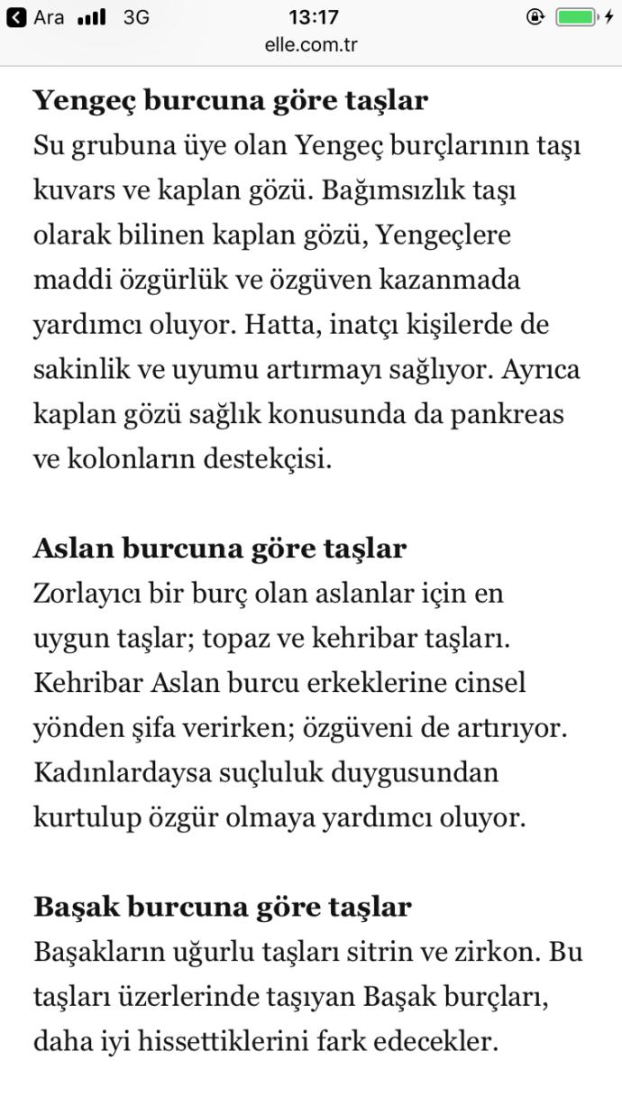 Burçlara göre bazı özel taşlar varmış her burcun ayrı ayrı taşları alan oldu mu?