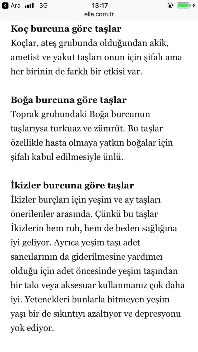 Burçlara göre bazı özel taşlar varmış her burcun ayrı ayrı taşları alan oldu mu?