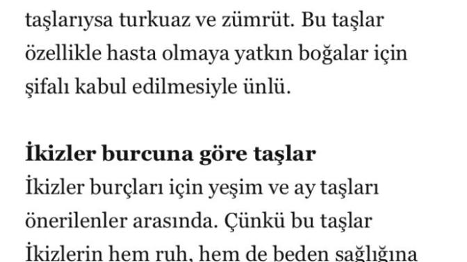 Burçlara göre bazı özel taşlar varmış her burcun ayrı ayrı taşları alan oldu mu?