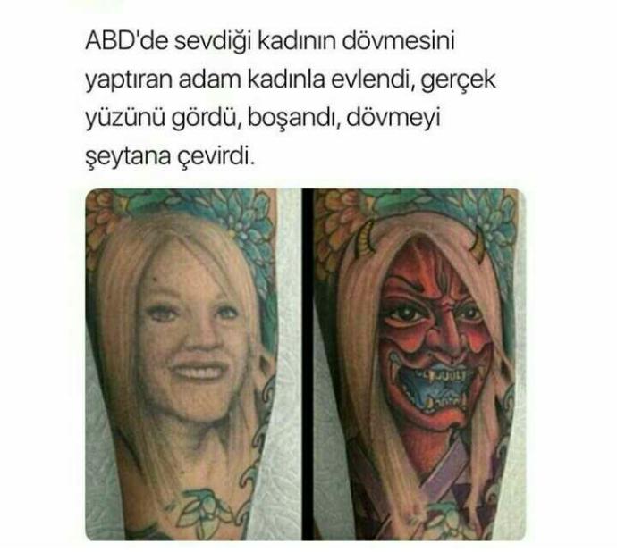 Sevdiğiniz kişinin dövmesini yaptırır mısınız?