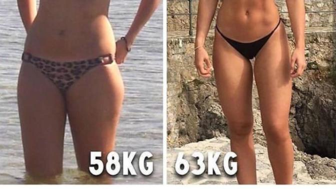 Bu dogrumu ( vucudda kas orani fazla olunca ince mi gözükürüz) ?