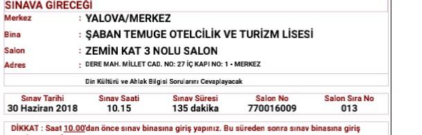 YKS sınav yerleri açıklandı kimler nerede girecek?