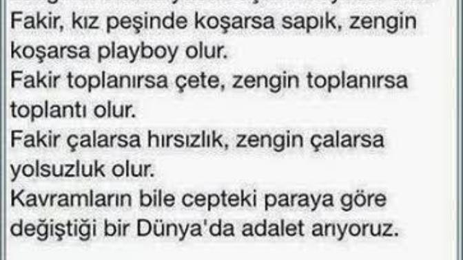 Siz fakir misiniz yoksa zengin mi?