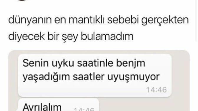 Saçma olan bahanelerle ayrılmak isteyen sevgilinize tepkiniz ne olur?