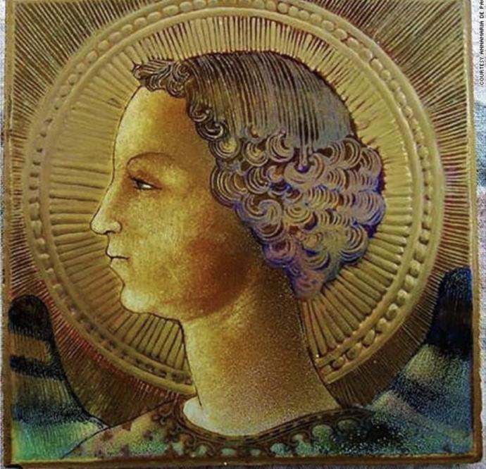 Da Vinci’nin ilk yaptığı eser olarak ortaya çıkartılan parça. 
