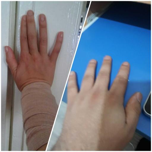 Merhaba iki foto attım ilk fotoda ki el  bir  kızın eli diğeri benim elim?