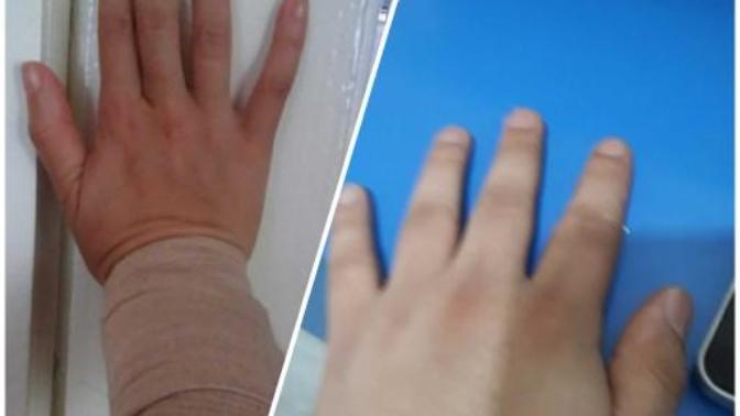 Merhaba iki foto attım ilk fotoda ki el  bir  kızın eli diğeri benim elim?