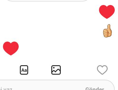 İnstagram kalp simgesi ne oluyor?