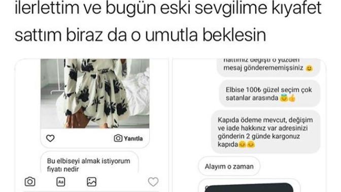 Her eski sevgili "fake butik hesabı" tarafından stalklanmaya mahkum mudur?