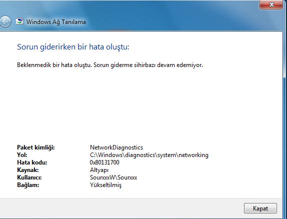Windows Sorun giderme sorun giderilirken bir hata oluştu dıyor sfc /scannow yazdım cmd yönetici olarak açıp ama düzelmedi?