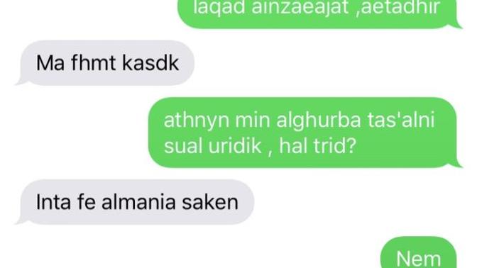 Aranızda arapça bilen bana yardım edebilirmi lütfen tercümede?