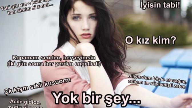 Trip atarken sıklıkla kullandığınız kelime veya cümle nedir?