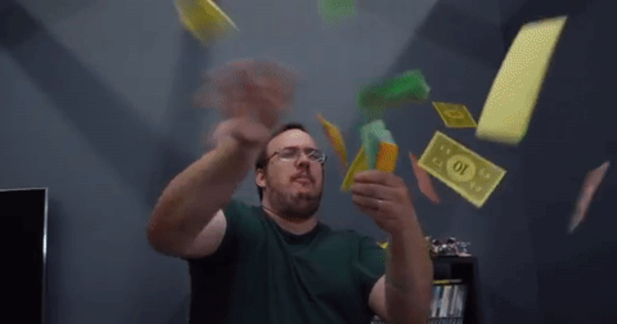 Днем рождения, гифка для большого доната на стриме