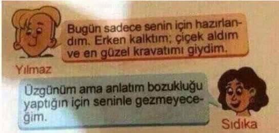 Anlatım bozukluğu yaptığı için sevgilinizi terk eder misiniz?