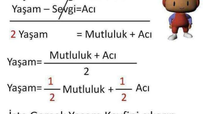Senin için mutluluğun formülü nedir?