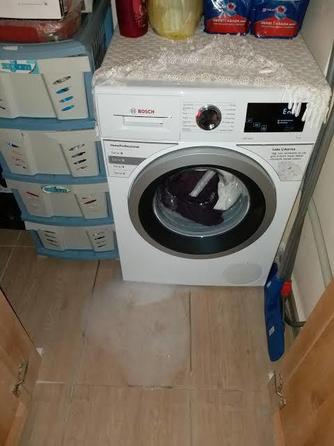 Makina köpük taşırıyor