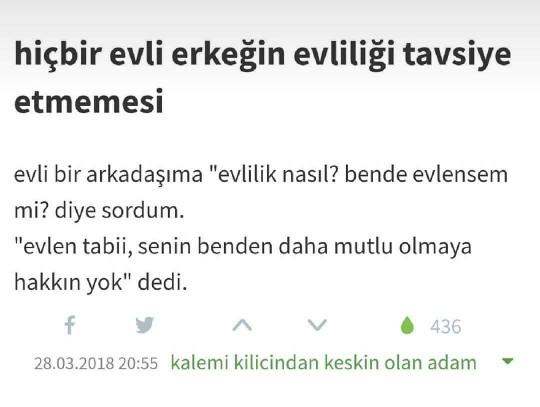 İyi ki evlenmişim diyen var mı?
