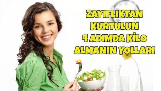 Zayıflıktan kurtulun! Nasıl kilo alınır?