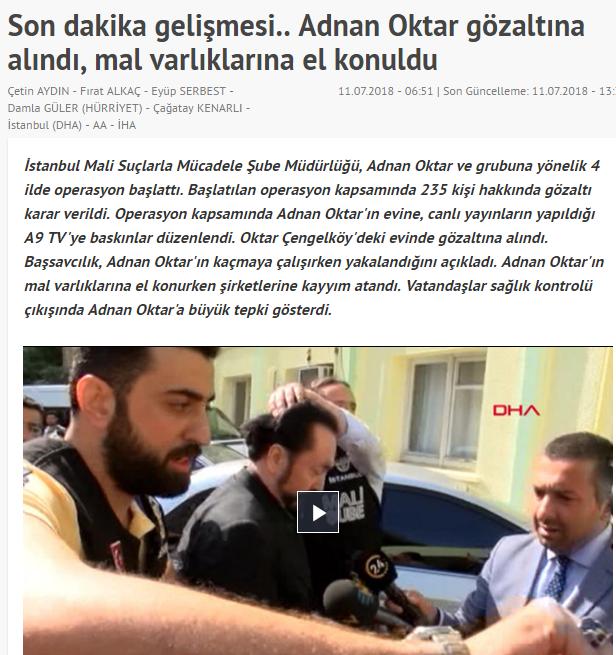 Adnan Oktar ve Güzel Kedicikleri Büyük Operasyonla Gözaltında Ne Düşünüyorsunuz?