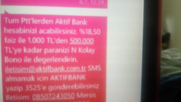 Ptt / aktifbank N kolay bono hakkında bilgisi olan var mı?