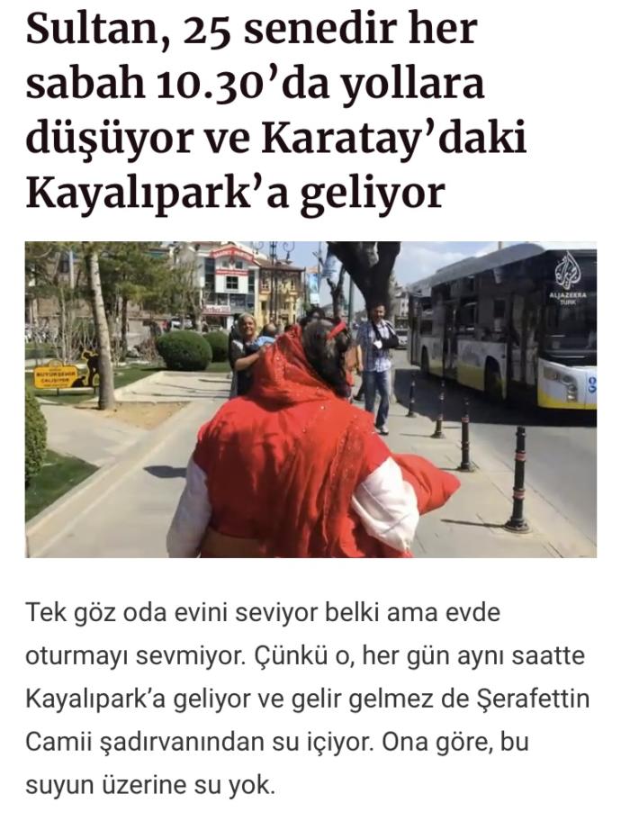 Belkide kocası izin vermediği eve kapattığı için hergün çarşıya çıkıyor..