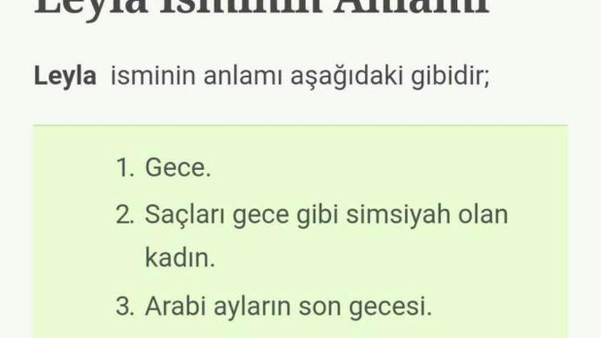 Adınızın Anlamını biliyor musunuz?