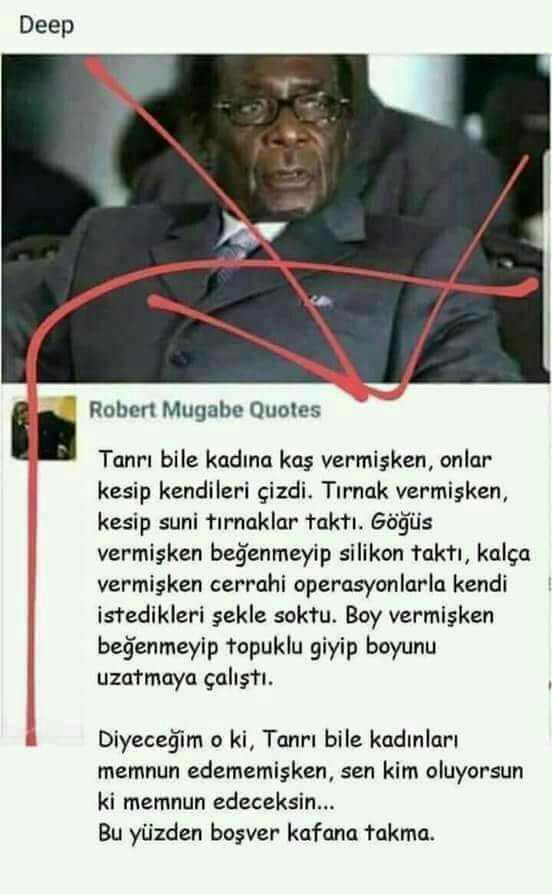 Tanrı bile kadınları memnun edemiyor mu?