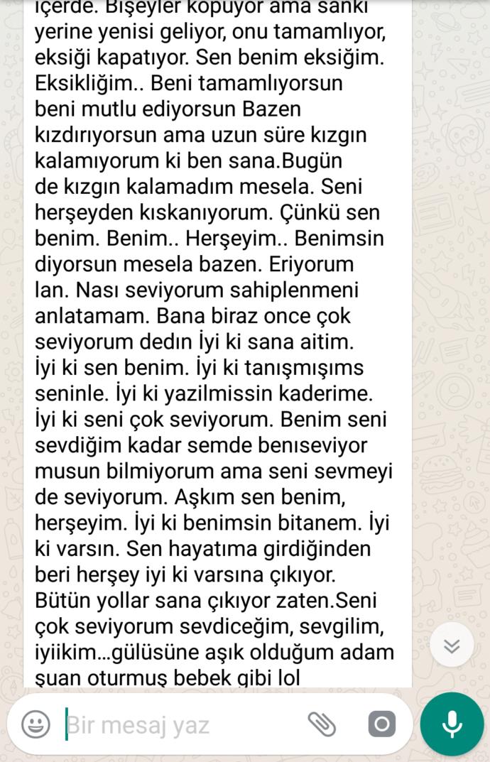 Sizce zamanında bunları yazan kız sevmemiş sadece boşluktaymış olabilirmi? Lütfen bakın kabullenemiyorum, inanamıyorum hala?