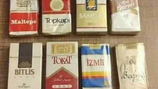 Görselde eski paket sigaralar görülmekte ; siz ilk hangi sigarayı içtiniz?