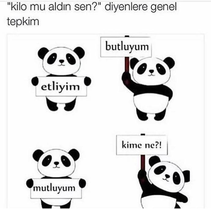 Size bakıp 5 saniyelik şoka sebebiyet verip kekelemesine neden veren kilo mu aldın sorusuna cevabınız nasıl oluyor? 🤔?